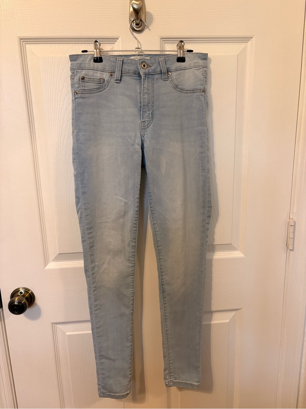 Light Blue Women's Skinny Jeans